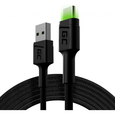 Green Cell KABGC13 USB, USB 2.0 USB A USB C, 2m, černý