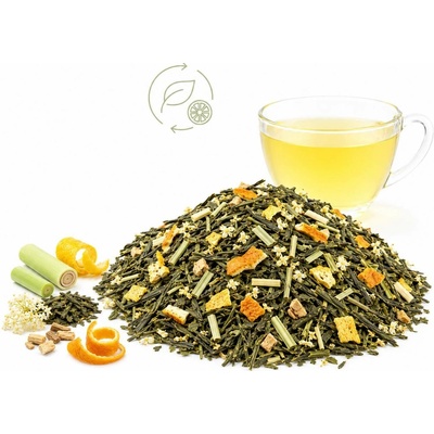 QuickTea Citrusová očista se senchou bylinná směs 80 g