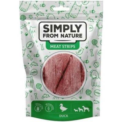 SIMPLY FROM NATURE Meat Strips Kachní stripsy pro psy 80 g