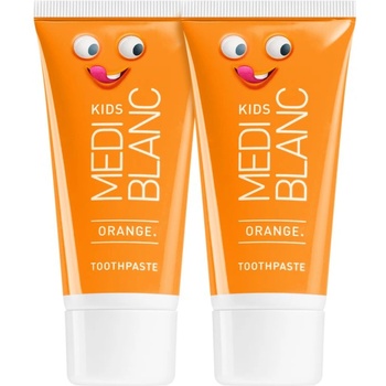 MEDIBLANC KIDS Orange детска паста за зъби 2x50ml