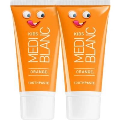 MEDIBLANC KIDS Orange детска паста за зъби 2x50ml