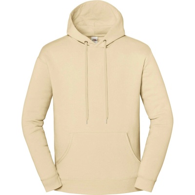 Fruit of the Loom mikina Iconic Premium Hooded Sweat s kapucí desert sand
