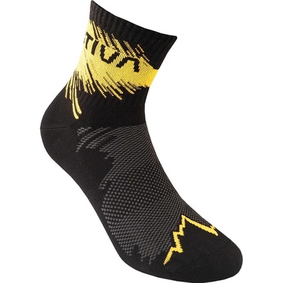 La Sportiva Trail Running Socks Black/Yellow