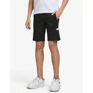 Jack&jones Jpstair Sweat Shorts Nb Sn Jnr Black - magazinko