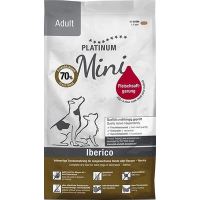 PLATINUM Супер премиум храна Platinum Adult Mini Iberico - за мини породи със 70% прясно иберийско свинско месо, годно за човешка консумация-0.900кг