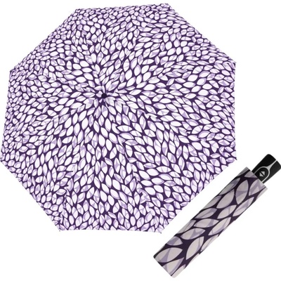 Doppler Fiber Magic Leaves dámský plně automatický deštník indigo