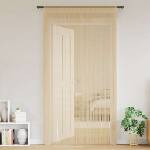 Pure Line Home Пердета с ресни в цвят бежов за тръбен корниз, 2 бр. , 140 x 250 см