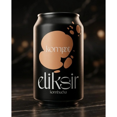 Herbarium Projekt KOMPOT kombucha z marhúľ a rozmarínu eliksir 320ml