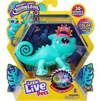 Интерактивна играчка Moose Little Live Pets - Хамелеонът Съни, зелен (26364)