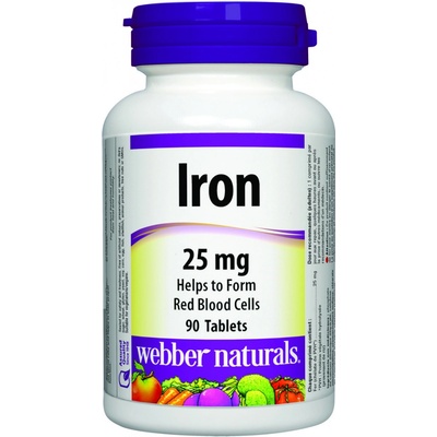 Webber Naturals Iron železo 90 tablet