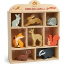 Tender Leaf Toys lesní zvířátka na poličce 8 ks Woodland Animals králík zajíc ježek liška srnka veverka lasice jezevec