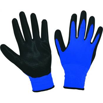 Image 1 of Ръкавици синьо трико / черен нитрил ts (554003)