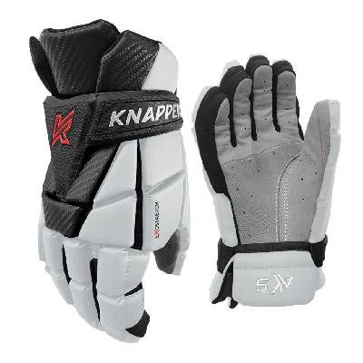 Knapper Hokejbalové rukavice Knapper AK5 v2 SR, Senior, bílá, 13"