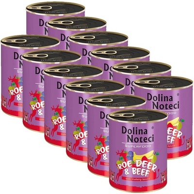 Dolina Noteci Superfood Adult Srnčí a hovězí 12 x 800 g