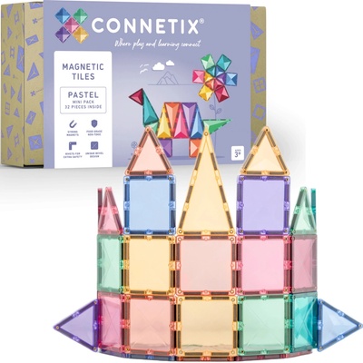 Connetix Pastel Mini 32 ks
