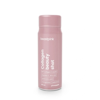 GymBeam BeastPink Collagen Beauty Shot 60 ml ананас