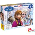 Lisciani Frozen Puzzle Maxi 60 Елза и Анна 70x50 см 2в1 (022648)