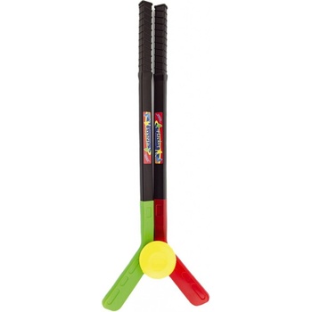 Hokejka 2ks s pukem plast 70cm v síťce