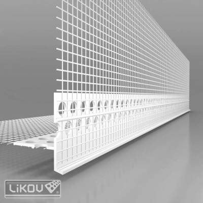 LIKOV LTHU 2500/VERTEX/lišta s nepřiznanou okapnicí - malé balení 25m/bal. (10 ks)