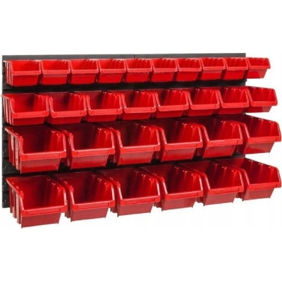 Kistenberg ORDERLINE Závesný panel s 30 boxy na náradie, 80x16,5x40cm KOR3