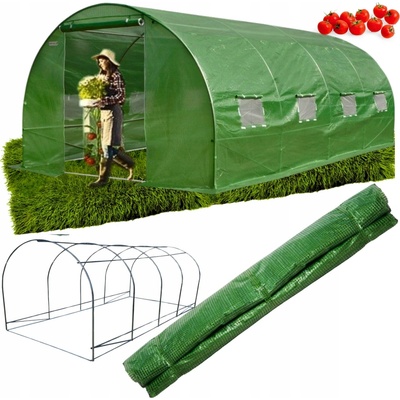 GardenLine Fóliový tunel 600 x 300 cm stříbrný 18 m2