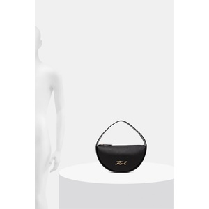 KARL LAGERFELD чанта тип кроасан дамска от кожа K/SIGNATURE (B2W30004)