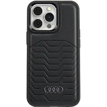 Audi Кожен кейс Audi Synthetic Leather с MagSafe за iPhone 13 Pro / 13, черен (6955250226837)