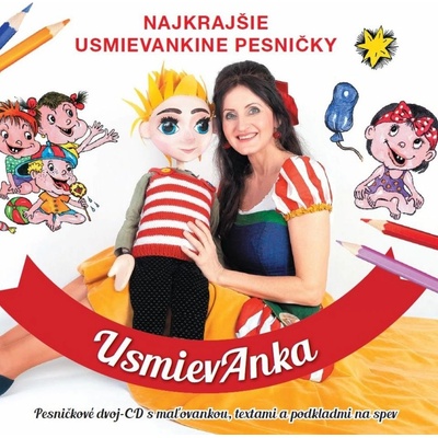 Usmievanka • Najkrajšie Usmievankine pesničky / + maľovánka CD