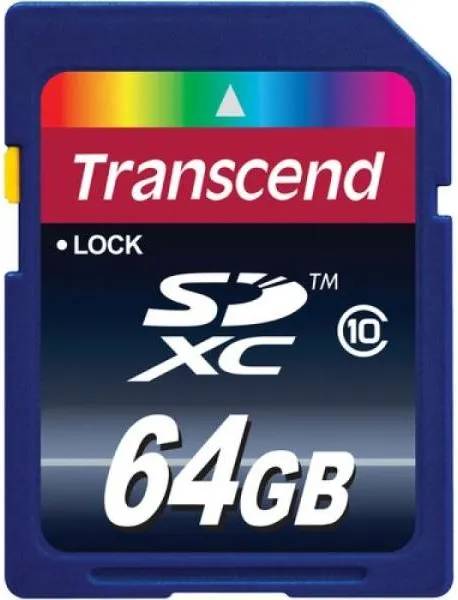 Transcend Premium SDXC 64GB Class 10 TS64GSDXC10
