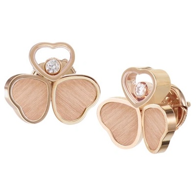 Chopard Happy Hearts zlaté náušnice 83A083-5701 2020770