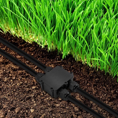 V-TAC Влагозащитена Кутия Черна 4х8-12мм ip68 - 5982 (5982)