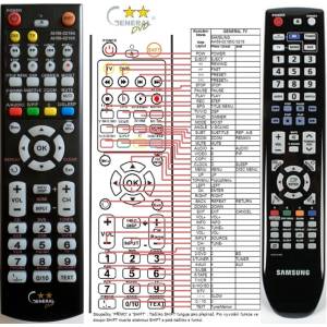 GENERAL Samsung ah59-02194b, ah5902195c - дистанционно управление дубликат (ah59-02194b, ah5902195c) Дистанционно