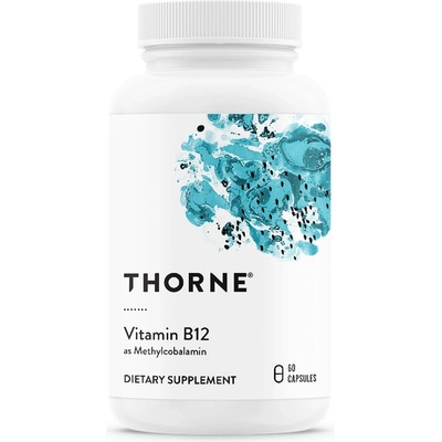 Thorne Vitamin B12, 1000 mcg, 60 капсули, Thorne (12502 (B125) TR)