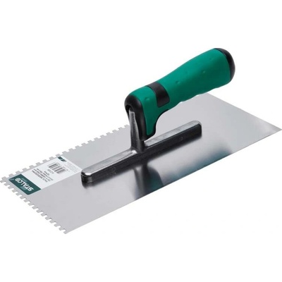 Hladítko nerezové 280 x 130 mm, 4x4 zubů STALCO S-37225