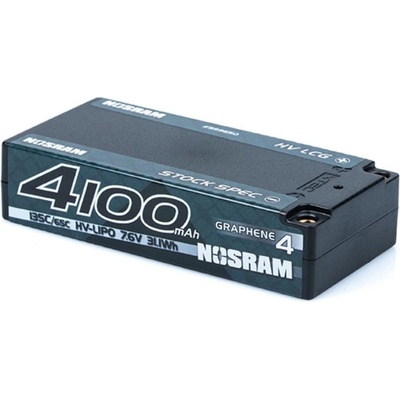 NOSRAM HV LCG Stock Spec Shorty GRAPHENE-4 4100mAh Hardcase Akku 7.6V LiPo 135C/65C