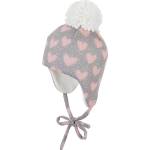 Sterntaler Детска зимна шапка Sterntaler - На сърца, 47 cm, 9-12 м (4402033-534) - ozone