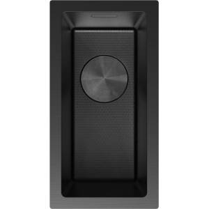 Mexen Trixo кухненска мивка от неръждаема стомана с 1 отделение, 230 x 440 mm, черна HC - 6411221000-70HC (6411221000-70HC) Мивка за вграждане