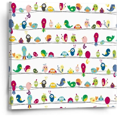 SABLIO Dětský obraz Ptáčci Varianta: 120x80cm