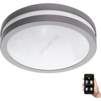 Image 1 of EGLO 33572 - Димируемо LED осветително тяло за баня LOCANA-C 14W/230V IP44 сребристо (EG33572)