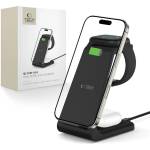 Tech-Protect Безжична станция за зареждане 3 в 1 за iPhone, AirPods и Apple Watch от Tech-Protect QI15W-A36 - Черен (5906302372140)
