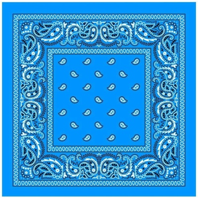 Bandana šátek Tyrkys