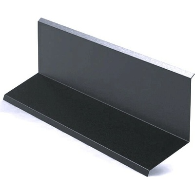 Lemování zdí horní r.š.250mm pozink Lakovaný RAL 7024 šedá grafit s folií dl.2m