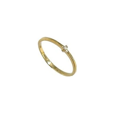 Infinitysilver Zlatý drobný prsten se zirkonem 226005Y560