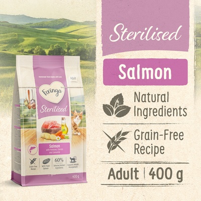 Feringa Adult Sterilised s lososom 0,4 kg