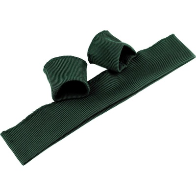 Elastické náplety šíře 7 cm sada (2x rukáv, 1x pás), střední, 42 (010) zelená tmavá