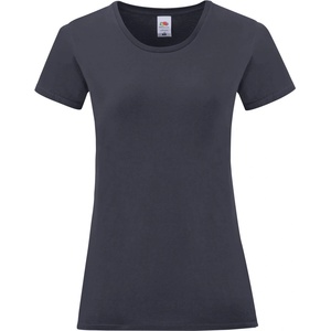 Fruit of the Loom LADY-FIT ICONIC 150 T / Дамска тениска с къс ръкав - тъмносиня S (161432a3601)