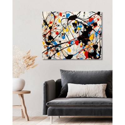 ZUTY Obrazy na stenu - Abstrakt - kvapky Rámovanie: bez rámu a bez vypnutia plátna, Rozmer: 40x50 cm