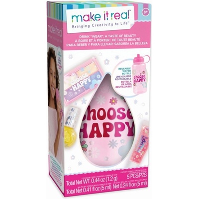 Make it Real Kosmetická sada s láhví na vodu