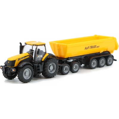 SIKU JCB Traktor s Přívěsem Dolly a Vyklápěcím Kontejnerem 1:87