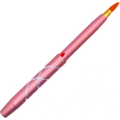 Divine cosmetics TH4 štetec na pery ružová 5,5 cm